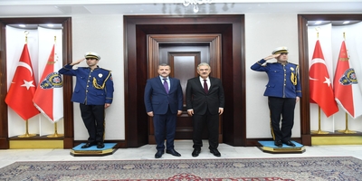 Rektörümüz Prof. Dr. Musa Yıldız, Emniyet Genel Müdürü Erol Ayyıldız’ı Ziyaret Etti