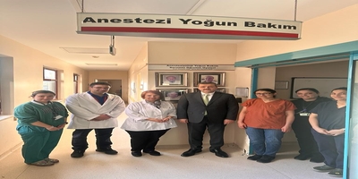 Rektörümüz Prof. Dr. Musa Yıldız, Gazi Hastanesi Anestezi Yoğun Bakım Ünitesini Ziyaret Etti