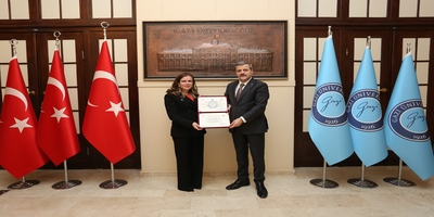 Aile, Çalışma ve Sosyal Hizmetler Bakanlığı Eski Bakan Yardımcısı ve Rekabet Kurumu Kurul Üyesi Ayşe Ergezen, Rektörümüz Prof. Dr. Musa Yıldız’ı Ziyaret Etti