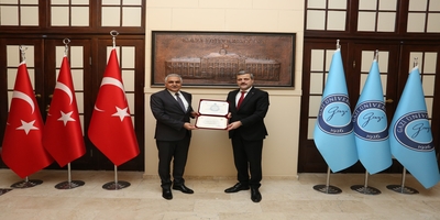 Emniyet Genel Müdür Yardımcısı Dr. Ömer Urhal, Rektörümüz Prof. Dr. Musa Yıldız’ı Ziyaret Etti