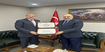 Üniversitemiz Rektörü Prof. Dr. Musa Yıldız, Mili Savunma Bakan Yardımcısı Alpaslan Kavaklıoğlu’nu Ziyaret Etti