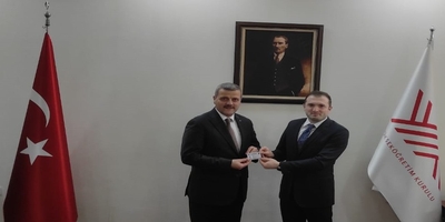 Rektörümüz Prof. Dr. Musa Yıldız, YÖK Genel Sekreteri Batıkan Aksoy’u Ziyaret Etti