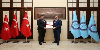 Doğu Akdeniz Üniversitesi Rektörü Prof. Dr. Hasan Kılıç, Rektörümüz Prof. Dr. Musa Yıldız’ı Ziyaret Etti