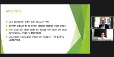 “Okuma Kültürü” Adlı Hizmet İçi Eğitim Gerçekleştirildi