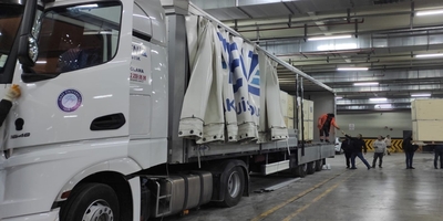 16. Yardım Tırı Deprem Bölgesinde Yer Alan Osmaniye’ye Doğru Yola Çıktı