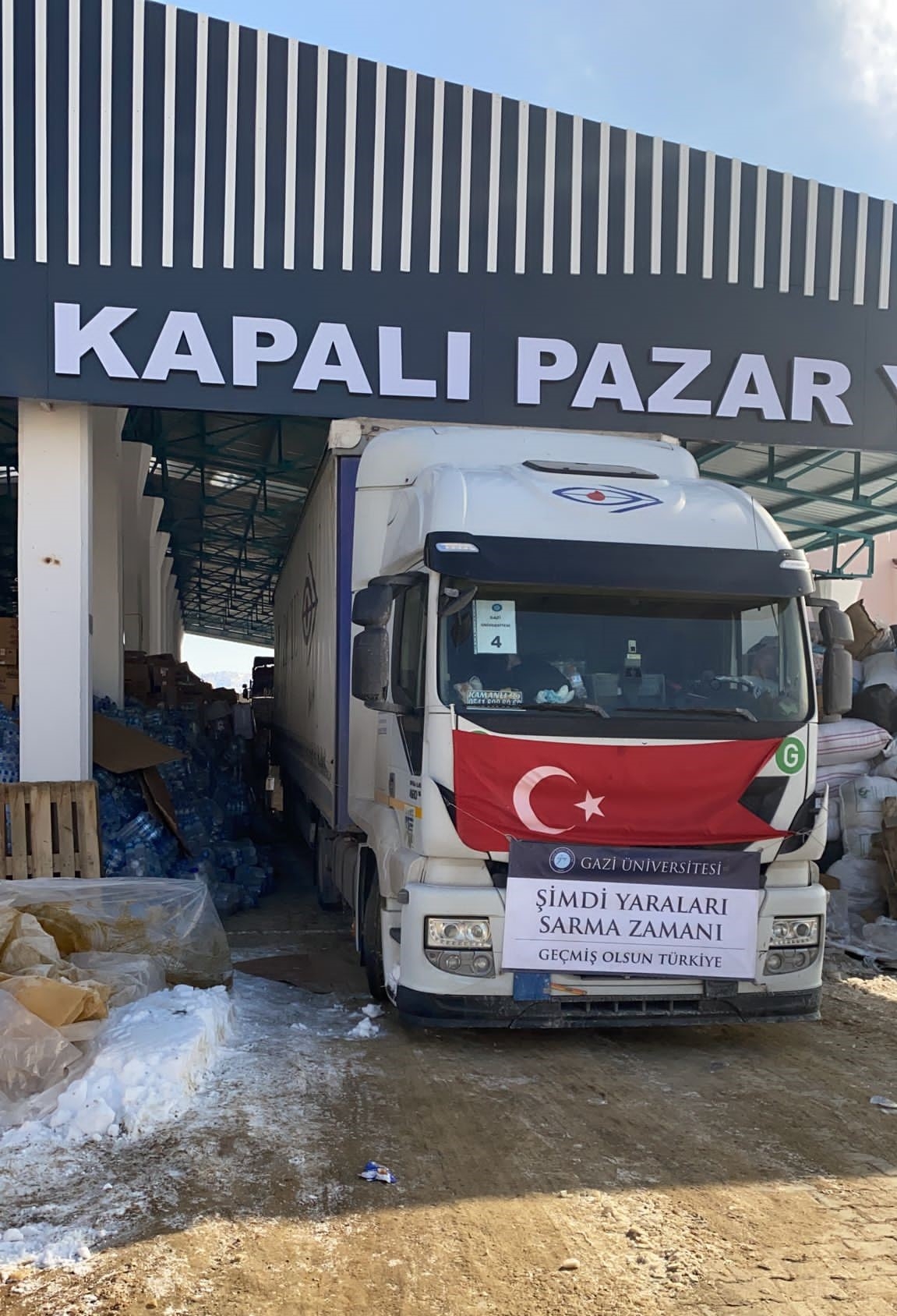 Ayni Yardım Tırımız Kahramanmaraş Nurhak’a Ulaştı-1