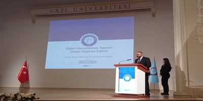 “Eğitim Hizmetlerinde Tasarım Odaklı Düşünce” Konulu Hizmet İçi Eğitim Düzenlendi