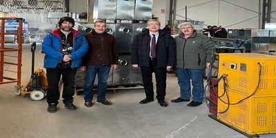 Üniversitemiz ile TACER İş Birliğinde Deprem Bölgesi için Çadır İçi Soba Üretimine Başlandı