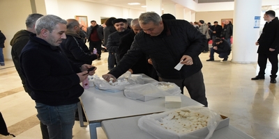 Üniversitemizde Deprem Felaketinde Hayatını Kaybeden Vatandaşlarımız İçin Mevlid-i Şerif Okutuldu