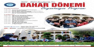 Üniversitemizin Düzenlediği “2022-2023 Akademik Yılı Bahar Dönemi Oryantasyon Programı” Tamamlandı