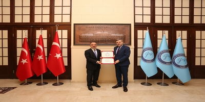 Türkiye’nin Sudan Eski Büyükelçisi Doç. Dr. İrfan Neziroğlu Rektörümüz Prof. Dr. Musa Yıldız’ı Ziyaret Etti