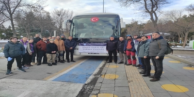 Gazi GÜAFAT Ekibi Deprem Bölgesine Gitmek Üzere Yola Çıktı
