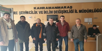 Üniversitemiz Deprem Mühendisliği Uygulama ve Araştırma Merkezi Teknik Ekibi Deprem Bölgesinde Çalışmalarına Devam Ediyor