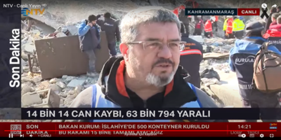 DEMAR Müdürü Prof. Dr. Abdussamet Arslan, Kahramanmaraş’taki Durumu NTV’ye Değerlendirdi