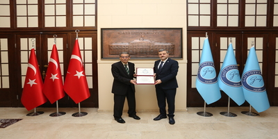 Tarım ve Köy İşleri Eski Bakanı Sami Güçlü, Rektörümüz Prof. Dr. Musa Yıldız’ı Ziyaret Etti