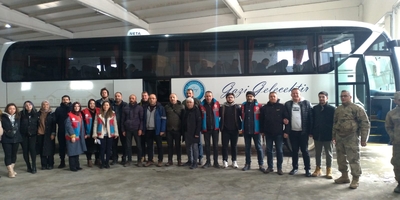 Üniversitemiz Ekipleri Deprem Bölgelerine Ulaştı