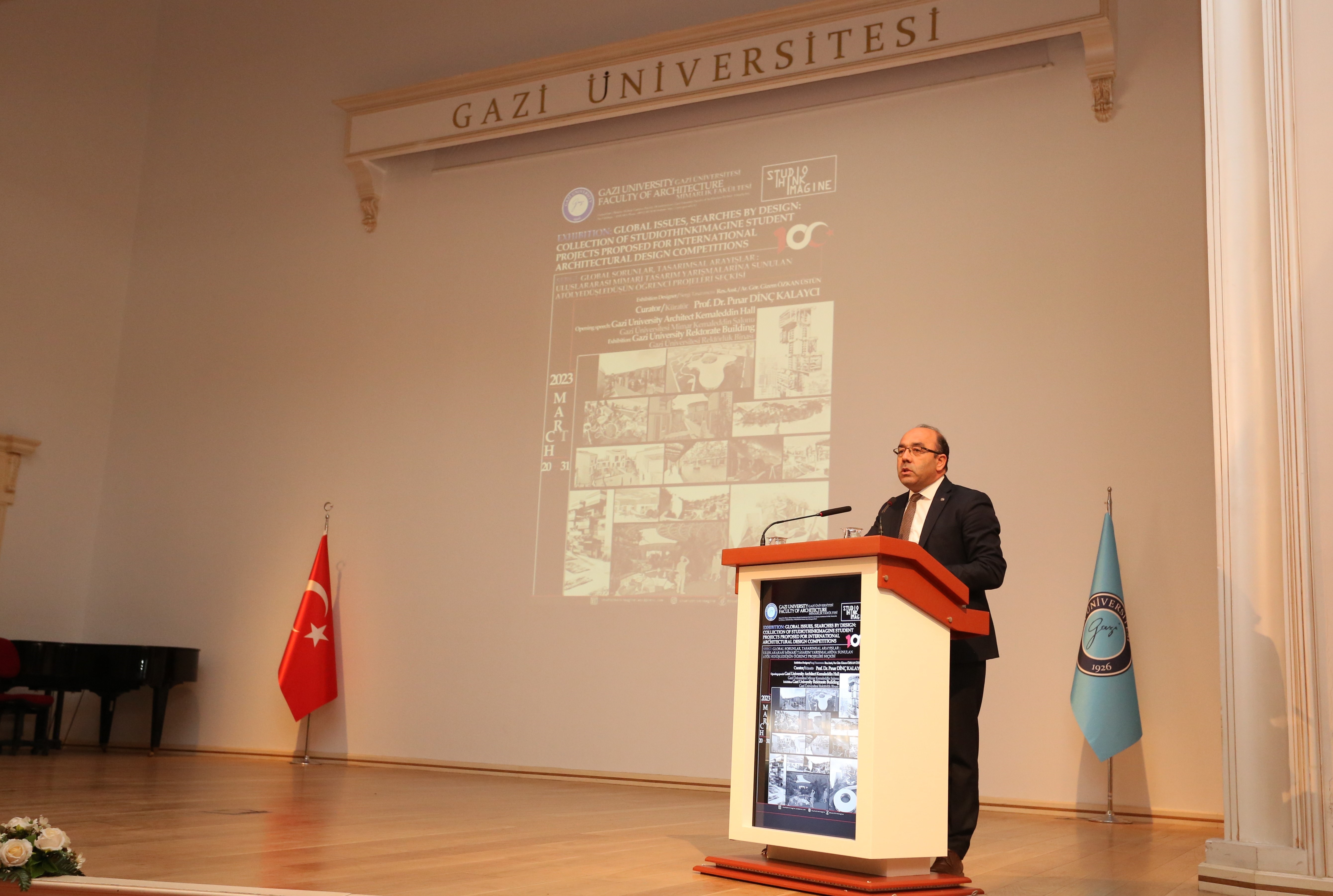 Üniversitemiz Mimarlık Fakültesi Tarafından Düzenlenen “Atölye Düşle Düşün Sergisi”nin Açılış Töreni Gerçekleştirildi-1