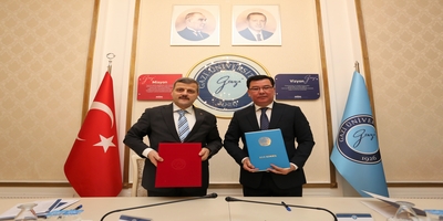 Üniversitemiz İle Çimkent Üniversitesi Arasında İş Birliği Protokolü İmzalandı
