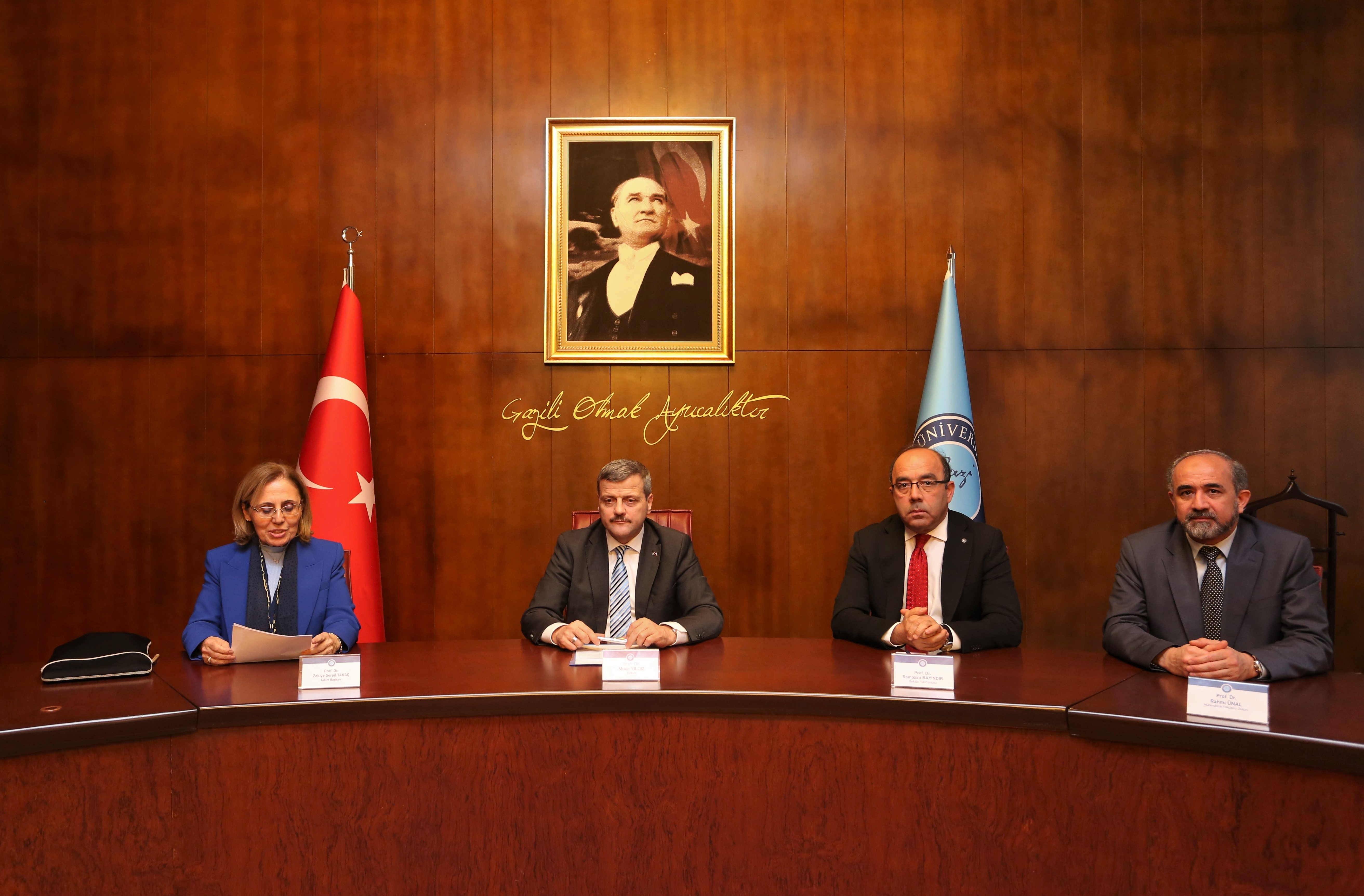 MÜDEK Değerlendirme Toplantısı Rektörümüz Prof. Dr. Musa Yıldız’ın Başkanlığında Gerçekleştirildi-1