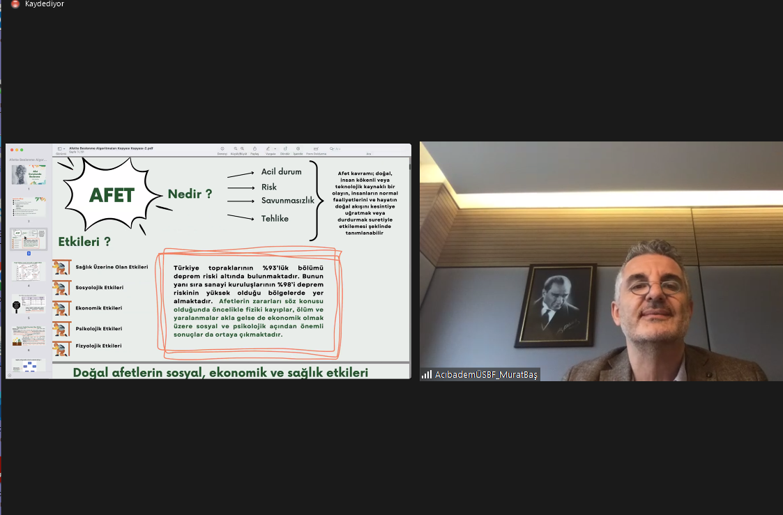 Afetle Mücadele Semineri-5: Afet Durumlarında Beslenme Yaklaşımı-1