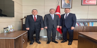 Rektörümüz Prof. Dr. Musa Yıldız, Gençlik ve Spor Genel Müdür Yardımcısı Fatih Uysal’ı Ziyaret Etti