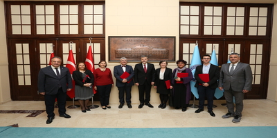 Tıp Eğitimi Programlarını Değerlendirme ve Akreditasyon Derneği (TEPDAD) Rektörümüz Prof. Dr. Musa Yıldız’ı Ziyaret Etti