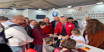 YÖK Başkanı Prof. Dr. Erol Özvar, TEKNOFEST’te Standımızı Ziyaret Etti