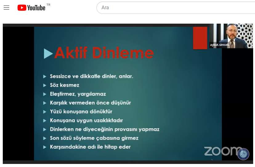 “İletişim, Etkili Güzel Konuşma ve Diksiyon” Konulu Hizmet İçi Eğitim Düzenlendi-1