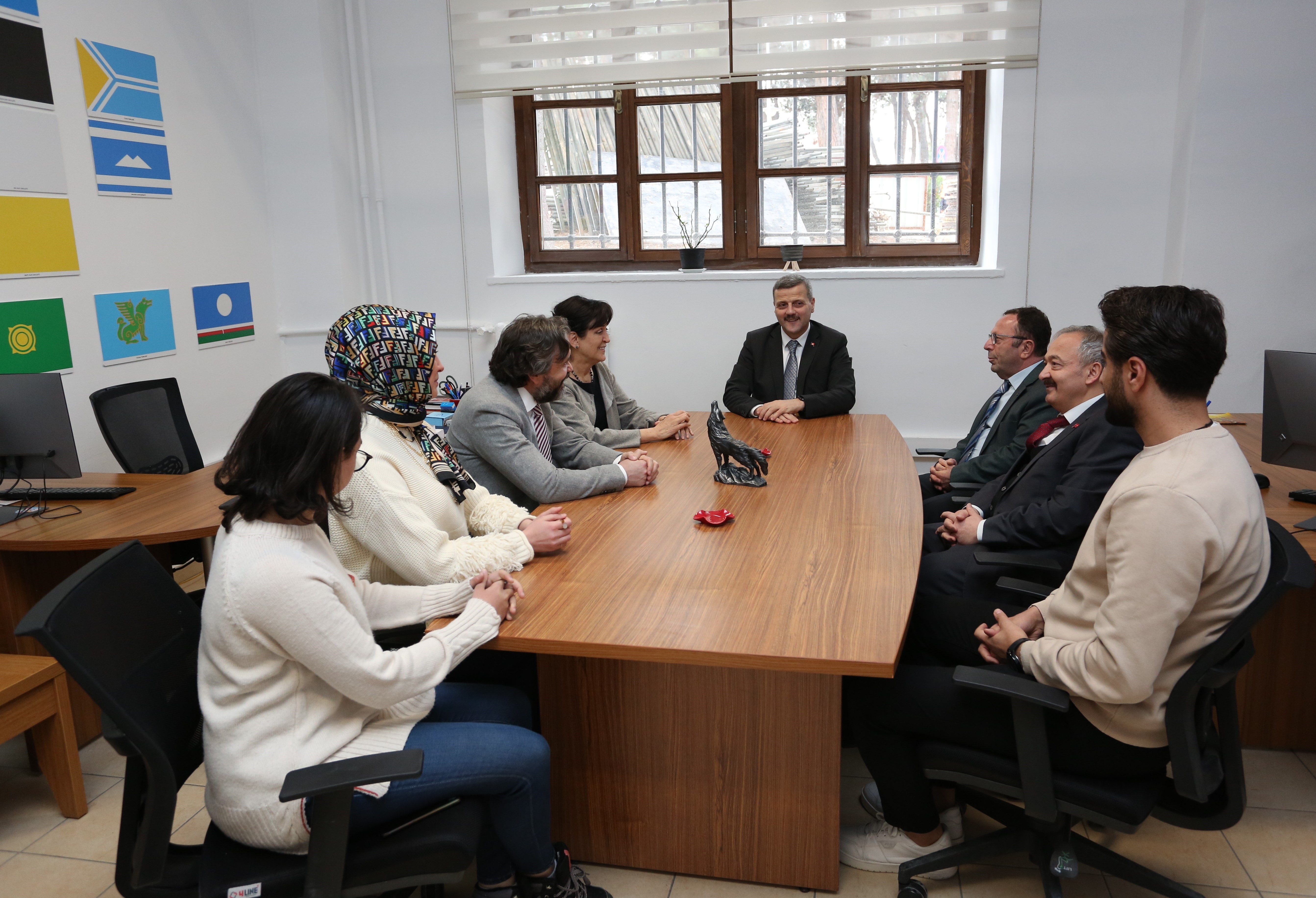 Rektörümüz Prof. Dr. Musa Yıldız, Gazi Üniversitesi Türk Dünyası Uygulama ve Araştırma Merkezini Ziyaret Etti-1