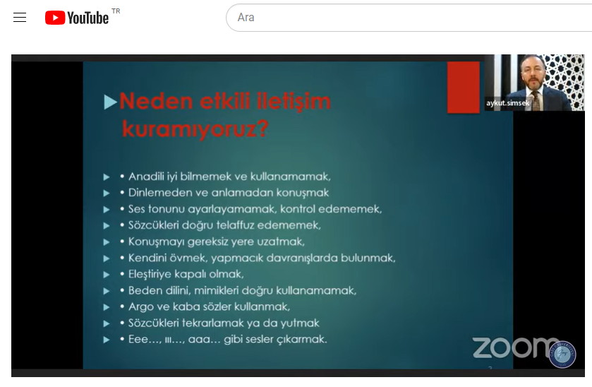 “İletişim, Etkili Güzel Konuşma ve Diksiyon” Konulu Hizmet İçi Eğitim Düzenlendi-1