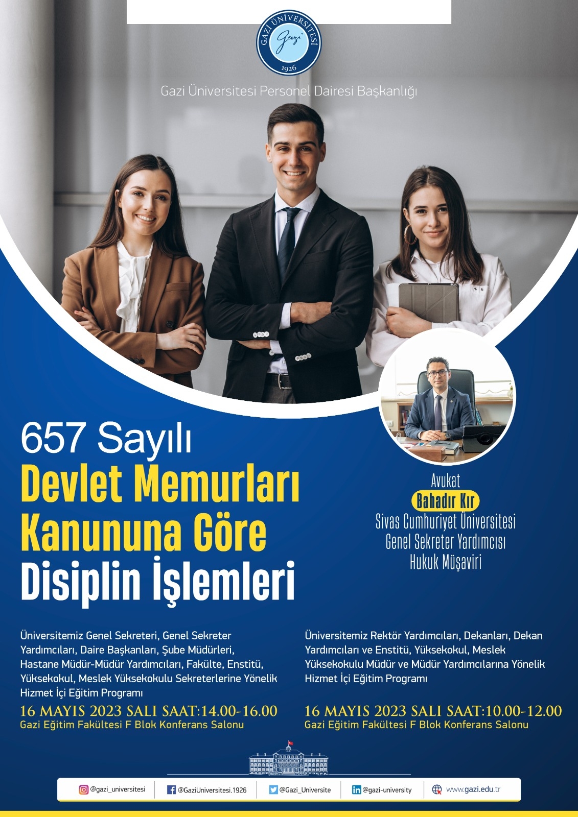 657 Sayılı Devlet Memurları Kanununa Göre Disiplin İşlemleri | Gazi ...