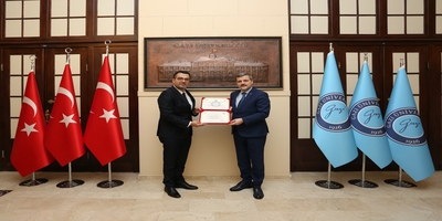 Bahçeşehir Kıbrıs Üniversitesi Rektörü Prof. Dr. Mehmet Toycan, Rektörümüz Prof. Dr. Musa Yıldız’ı Ziyaret Etti