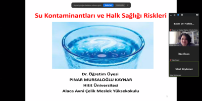 Üniversitemizde “Su Kontaminantları ve Halk Sağlığı Riskleri” Konulu Etkinlik Düzenlendi