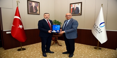 Üniversitemiz Rektörü Prof. Dr. Musa Yıldız, Manisa Celal Bayar Üniversitesi Rektörü Prof. Dr. Ahmet Ataç’ı Ziyaret Etti