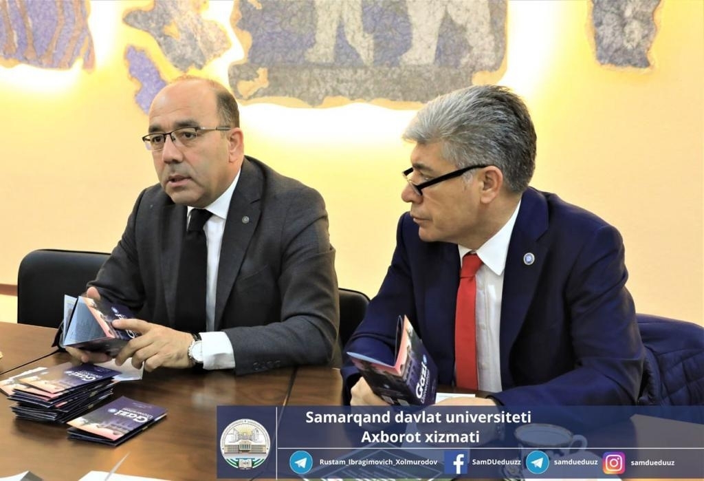 Özbekistan Semerkant Devlet Üniversitesini ziyaret-1