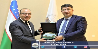 Üniversitemiz Heyeti, Özbekistan Semerkant Devlet Üniversitesini Ziyaret Etti