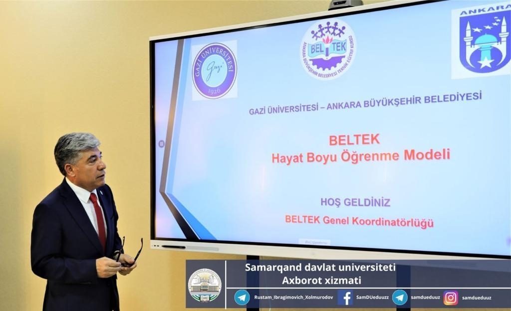 Özbekistan Semerkant Devlet Üniversitesini ziyaret-1