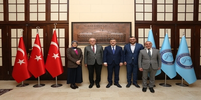 Ankara Üniversitesi İlahiyat Fakültesi Dekanı Prof. Dr. İrfan Aycan, Rektörümüz Prof. Dr. Musa Yıldız’ı Ziyaret Etti