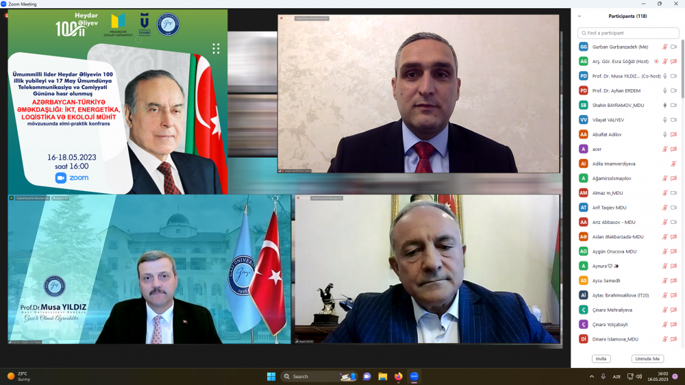 Gazi Üniversitesi ile Azerbaycan Üniversiteleri Ortak Konferans-1