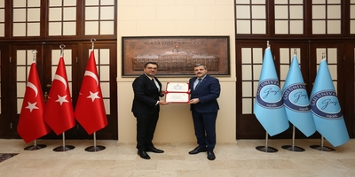 Bahçeşehir Kıbrıs Üniversitesi Rektörü Prof. Dr. Mehmet Toycan, Rektörümüz Prof. Dr. Musa Yıldız’ı Ziyaret Etti