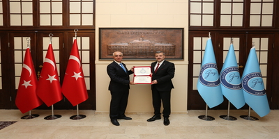 Azerbaycan Teknik Üniversitesi Rektör Yardımcısı Prof. Nurali Yusifbeyli, Rektörümüz Prof. Dr. Musa Yıldız’ı Ziyaret Etti