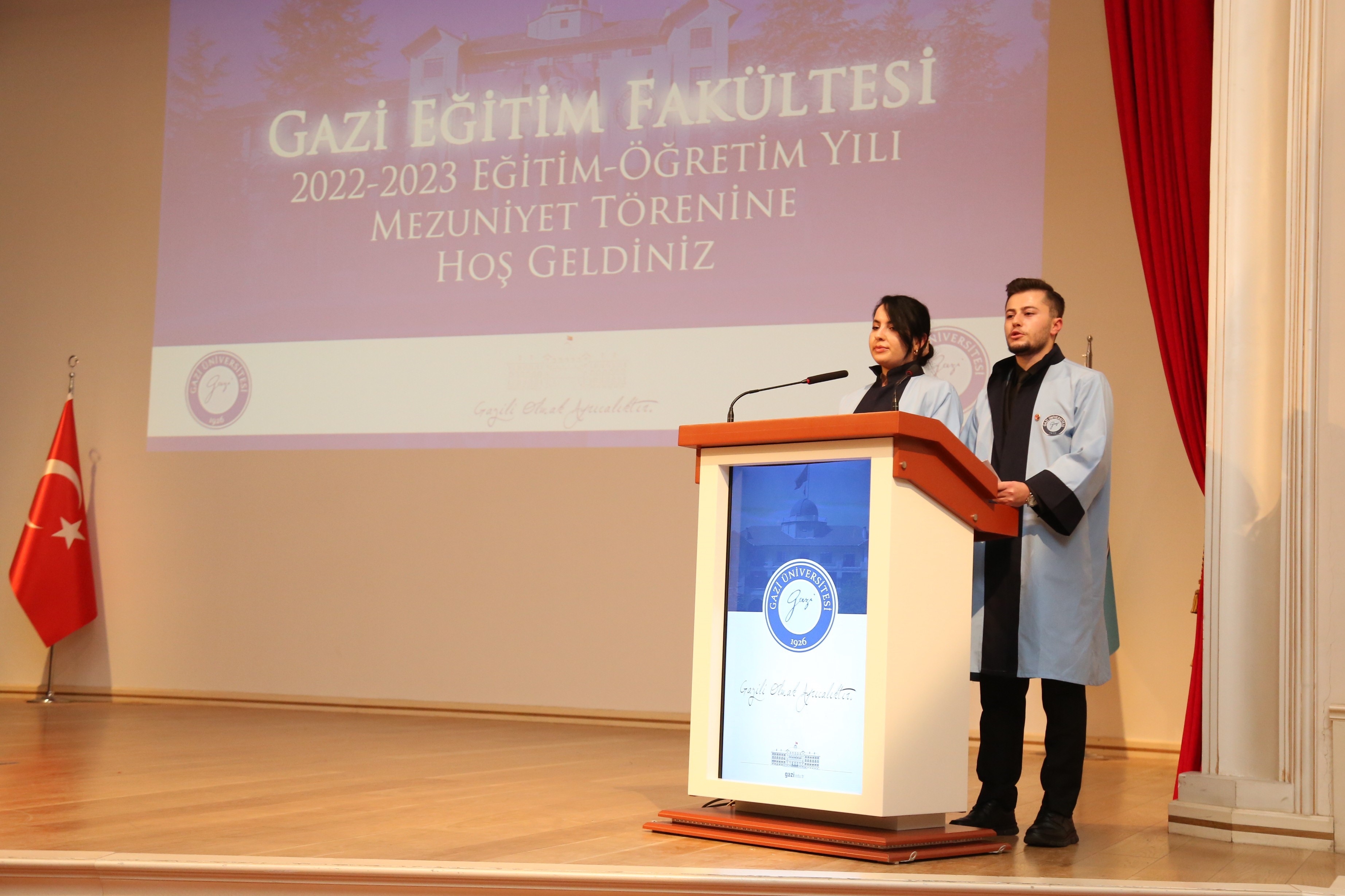 “Gazi Eğitim Fakültesi 2022-2023 Eğitim Öğretim Yılı Mezuniyet Töreni” Büyük Bir Coşkuyla Kutlandı-1