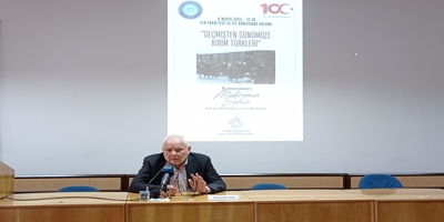 Üniversitemizde “Geçmişten Günümüze Kırım Türkleri” Konulu Konferans Düzenlendi