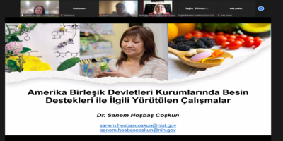 Üniversitemizde “ABD Kurumlarında Besin Destekleri ile İlgili Yürütülen Çalışmalar” Konferansı Düzenlendi