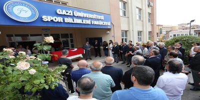 Spor Bilimleri Fakültesi Emekli Öğretim Elemanı Dr. Öğr. Üyesi Metin Demir İçin Cenaze Töreni Düzenlendi