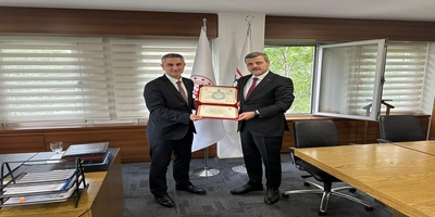 Rektörümüz Prof. Dr. Musa Yıldız, Spor Toto Teşkilatı Başkanı Dr. Mehmet Ata Öztürk’ü Ziyaret Etti