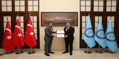 TÜİK Başkanı Dr. Erhan Çetinkaya, Rektörümüz Prof. Dr. Musa Yıldız’ı Ziyaret Etti 