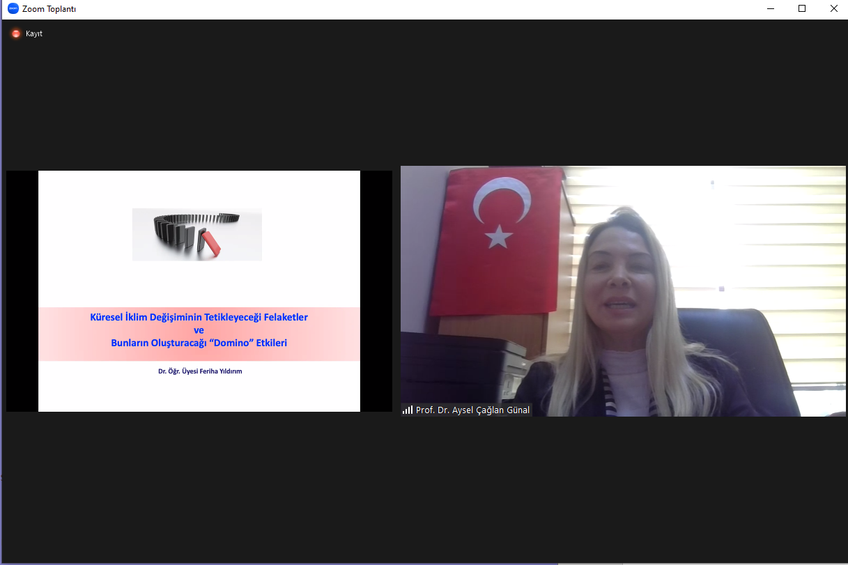 Üniversitemizde “22. Yüzyılın Eşiğinde İklim Değişimi ve Geleceğimiz” Konulu Seminer Düzenlendi-1