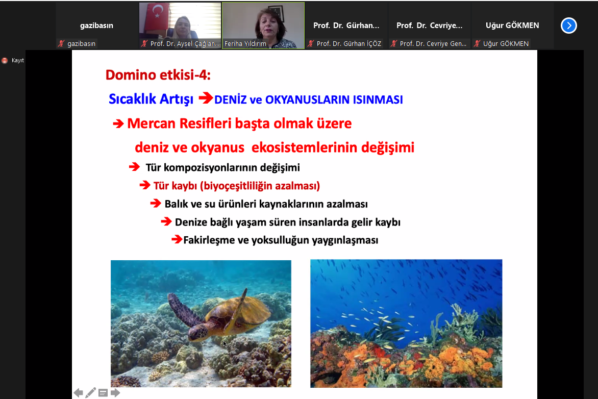 Üniversitemizde “22. Yüzyılın Eşiğinde İklim Değişimi ve Geleceğimiz” Konulu Seminer Düzenlendi-1