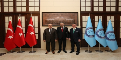 Enerji ve Tabii Kaynaklar Eski Bakanı Zeki Çakan, Rektörümüz Prof. Dr. Musa Yıldız’ı Ziyaret Etti